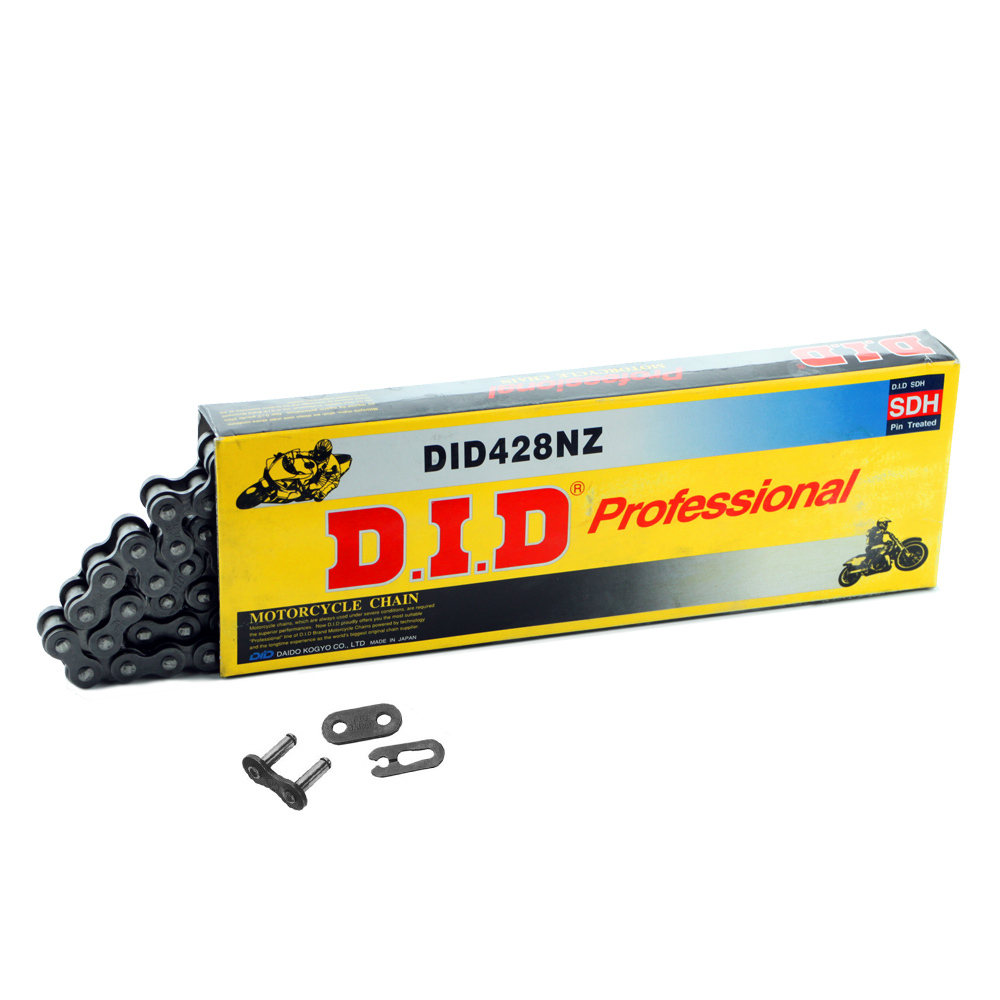 DID 428 Standard Motorcycle Drive Chain - Gold 136 Links (428D / 136L) - Made In Japan