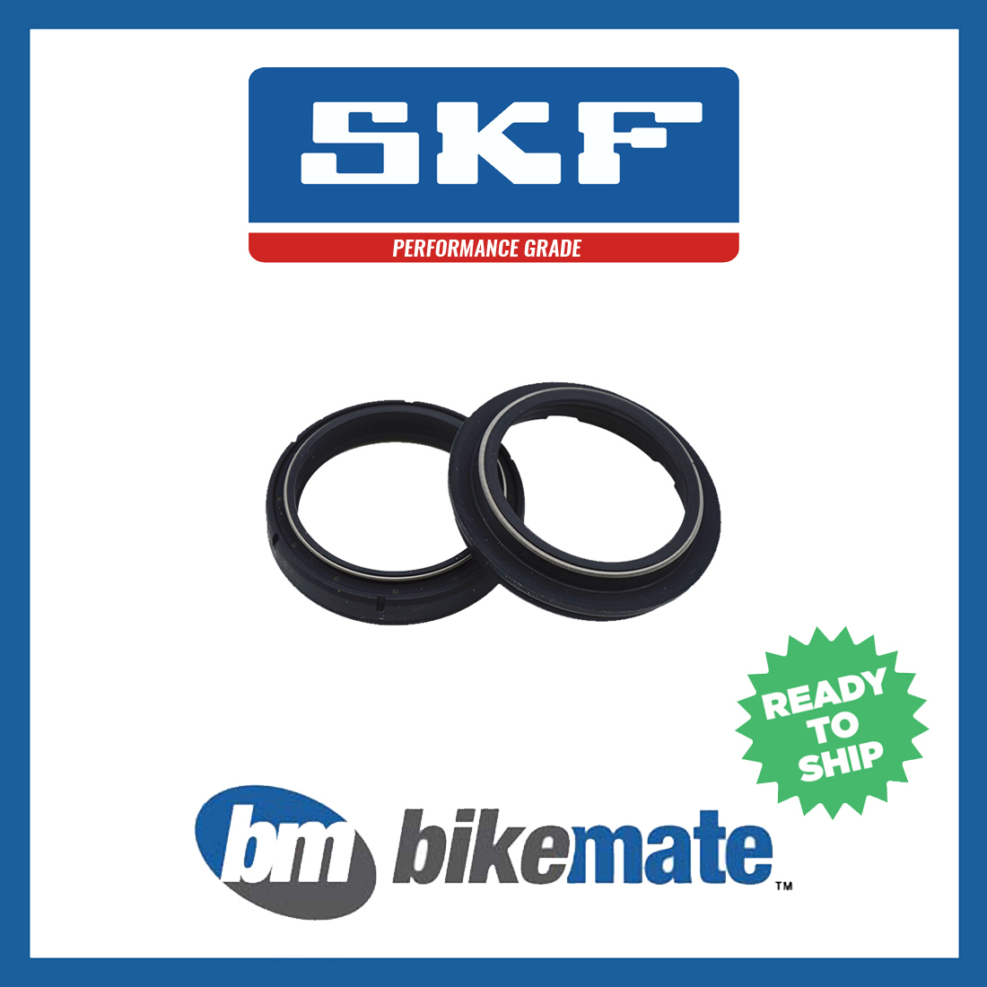 SKF Fork Seal and Dust Seal Kit for KAWASAKI ZX-7R Ninja 1996 1997