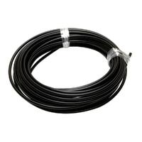 Cable Housing Outer Black 6mm for 2.0mm wire - 50ft roll