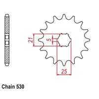 Sprocket Front 530-15T