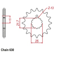 Sprocket Front 630-13T