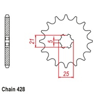 Sprocket Front 428-12T