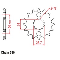 Sprocket Front 530-16T