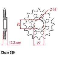 Sprocket Front Conv 520-16T