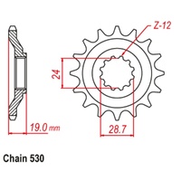 Sprocket Front 530-17T