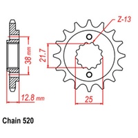 Sprocket Front 520-14T