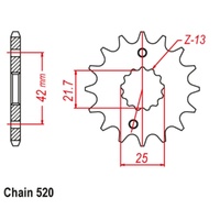 Sprocket Front 520-12T