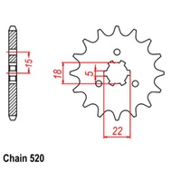 Sprocket Front 520-13T
