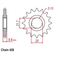 Sprocket Front 428-19T