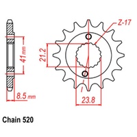 Sprocket Front 520-13T