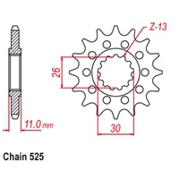 Sprocket Front 525-15T