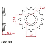 Sprocket Front 520-14T