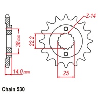 Sprocket Front 530-15T