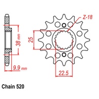 Sprocket Front 520-13T