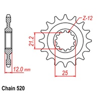 Sprocket Front 520-12T