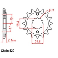 Sprocket Front 520-12T