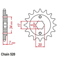 Sprocket Front 520-10T