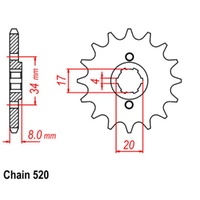 Sprocket Front 520-12T