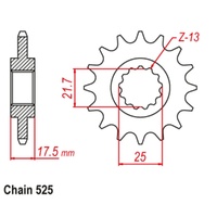 Sprocket Front 525-15T