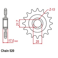 Sprocket Front 520-16T