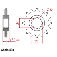 Sprocket Front 530-15T