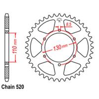 Sprocket Rear Steel 520-43T