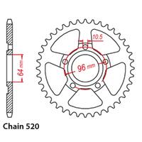 Sprocket Rear Steel 520-50T