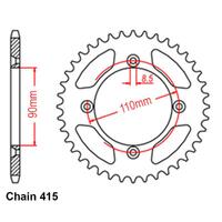 Sprocket Rear Steel 415-42T