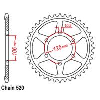 Sprocket Rear Steel 520-44T