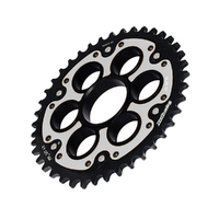 Sprocket Rear Conv Stealth Silver 520-42T