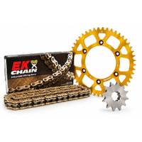 Chain Sprocket Kit - Alloy - Gold/Gold