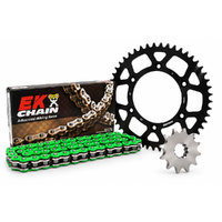 Chain Sprocket Kit - Alloy - Black/Green