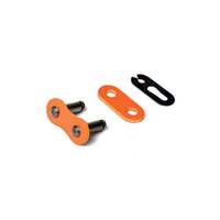 Chain H/Duty MX Orange 420/Clip Link