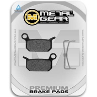 Brake Pads Organic Rear inc Clip