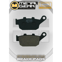 Brake Pads Organic Rear (Single Set)