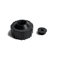 Tuff Jug - Gen3 -  Standard Cap with Center Plug - Black