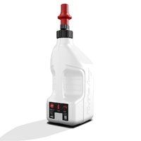 Tuff Jug - Gen 3 - 2.5G/10L - White / Red Ripper