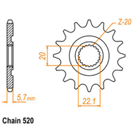 Sprocket Front Ultralight 520-14T