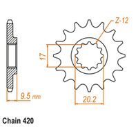 Sprocket Front Ultralight 420-14T