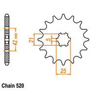 Sprocket Front Ultralight 520-15T