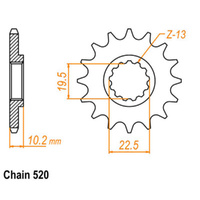 Sprocket Front Ultralight 520-14T