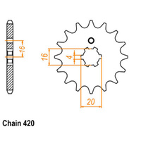 Sprocket Front Ultralight 420-13T