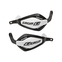 Hand Guards P4 - Alloy - Black / White - 7/8 Bar