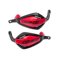 Hand Guards P4 - Alloy - Black / Red - ProTaper Bar