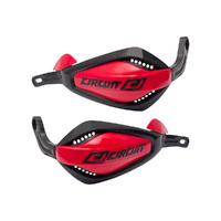 Hand Guards P4 - Alloy - Black / Red - 7/8 Bar