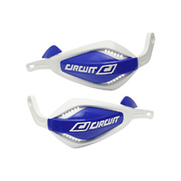 Hand Guards P4 - Alloy -White / Blue - 7/8 Bar