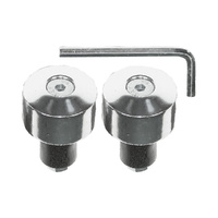 Handlebar Ends - Roads Bike - Silver - Pair