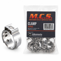 Ear Clamps - Stainless Steel - 10 Pack -10mm to 18mm