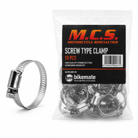 Hose Clamps - Screw Type - 12mm to 65mm Bulk Packs