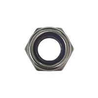 Nuts - Nyloc Stainless - 6mm - 100 Pack